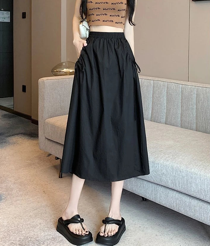 Skirts For Women Chubby Woman Skirt Drawstring Cargo New In Cheap Stylish Chic And Elegant Offer Aesthetic Hot Clothing Sales V