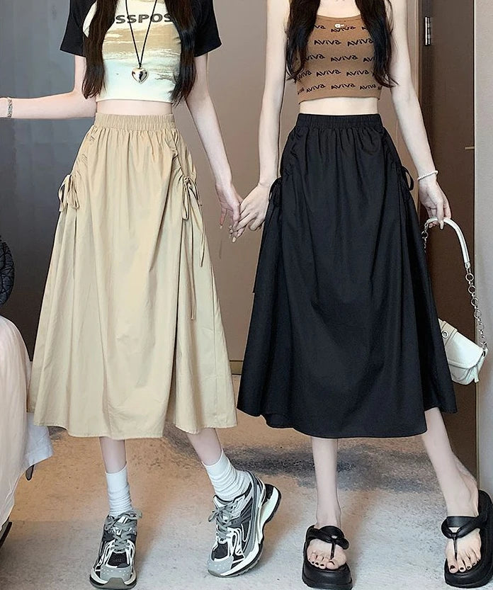 Skirts For Women Chubby Woman Skirt Drawstring Cargo New In Cheap Stylish Chic And Elegant Offer Aesthetic Hot Clothing Sales V