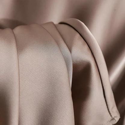 Female Skirt Elegant Temperament Ladies Solid Colour Long Skirt Suitable for Holiday Party Comfortable Knitted Milk Silk Fabrics