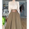 Top  skirt and belt