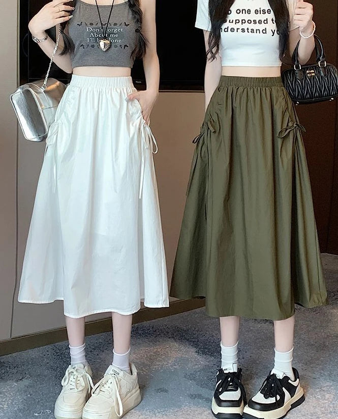 Skirts For Women Chubby Woman Skirt Drawstring Cargo New In Cheap Stylish Chic And Elegant Offer Aesthetic Hot Clothing Sales V