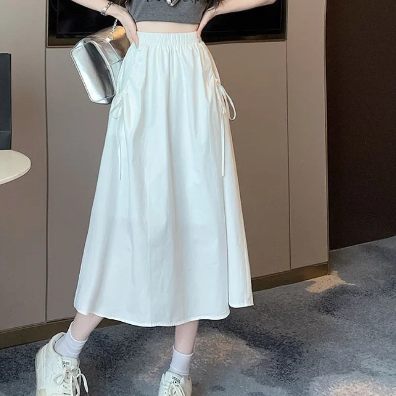 Skirts For Women Chubby Woman Skirt Drawstring Cargo New In Cheap Stylish Chic And Elegant Offer Aesthetic Hot Clothing Sales V