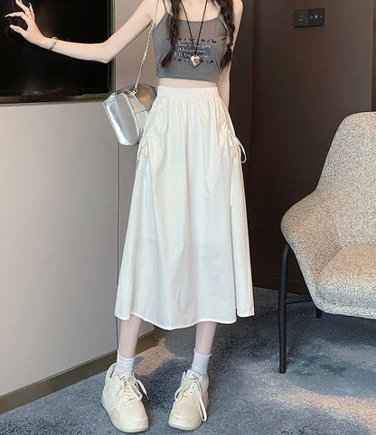 Skirts For Women Chubby Woman Skirt Drawstring Cargo New In Cheap Stylish Chic And Elegant Offer Aesthetic Hot Clothing Sales V