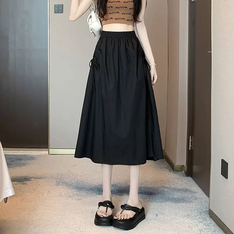Skirts For Women Chubby Woman Skirt Drawstring Cargo New In Cheap Stylish Chic And Elegant Offer Aesthetic Hot Clothing Sales V
