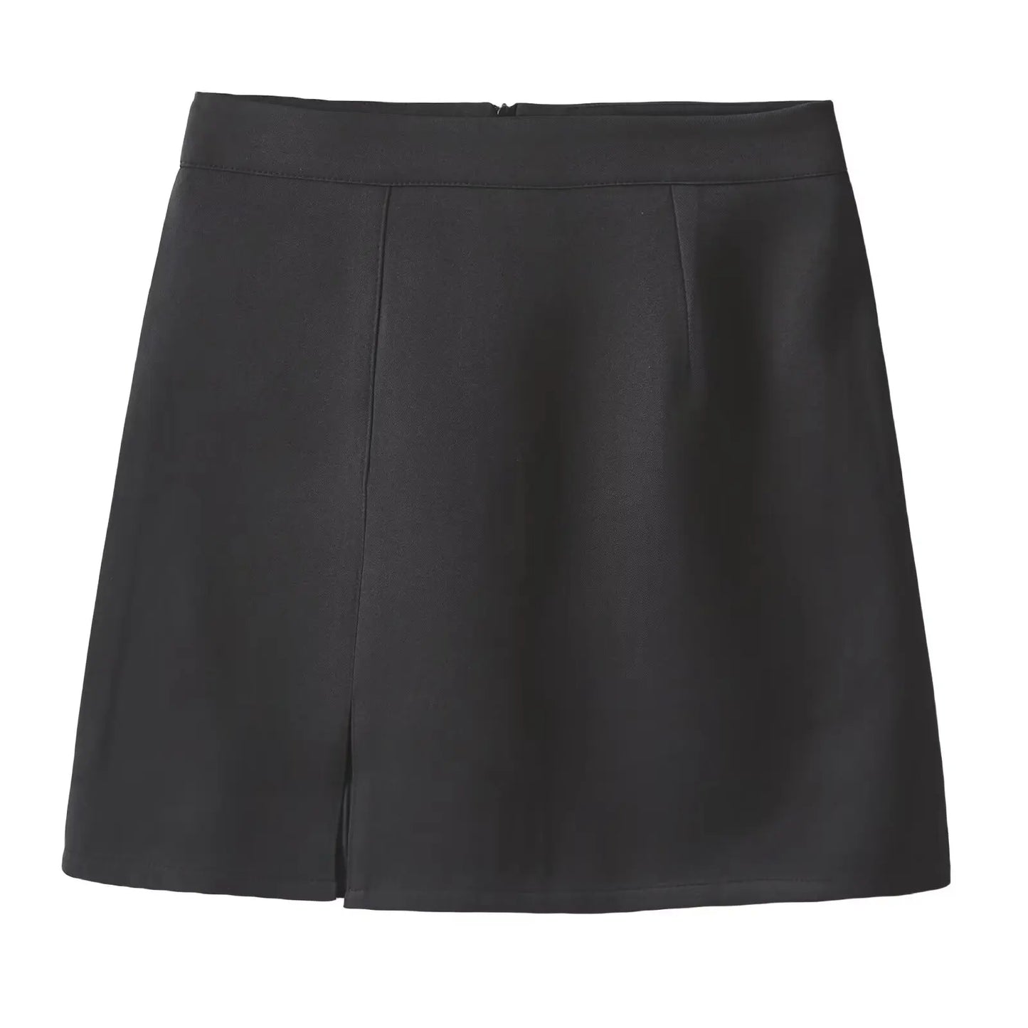 Slit skirt for women in summer high waist A-line skirt for pear-shaped body, slimming and hip-wrapped short suit skirt