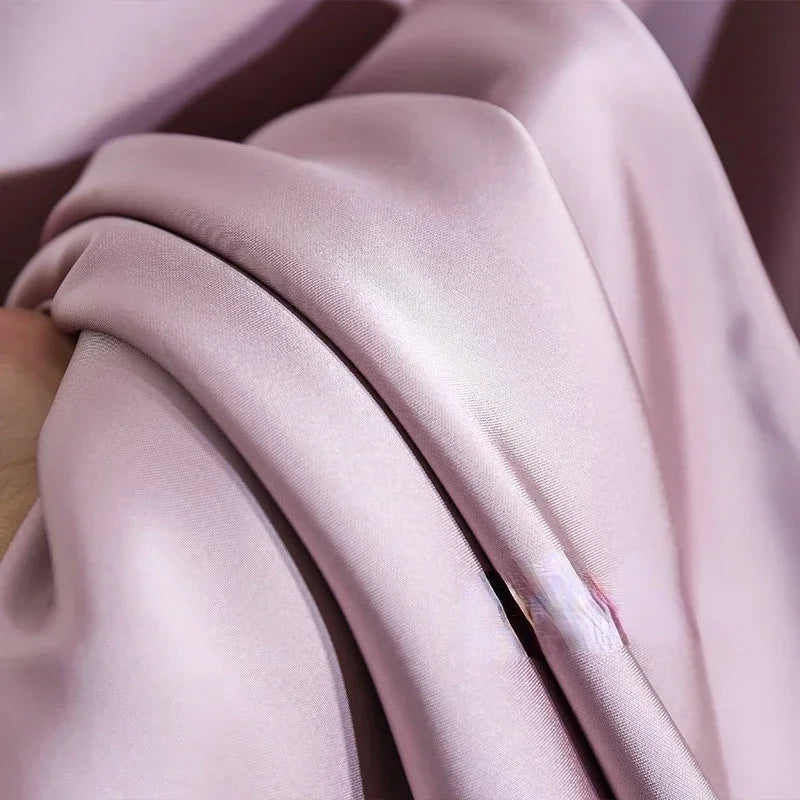 Female Skirt Elegant Temperament Ladies Solid Colour Long Skirt Suitable for Holiday Party Comfortable Knitted Milk Silk Fabrics
