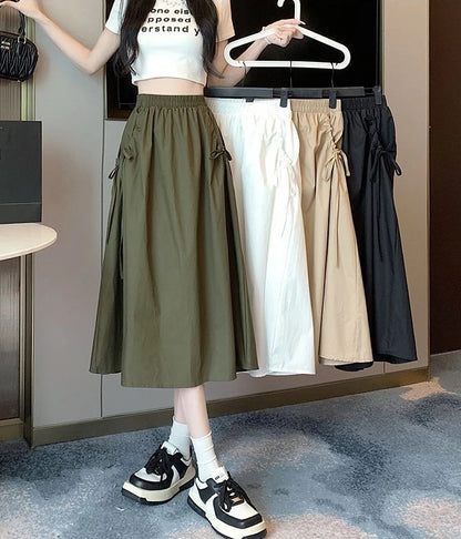 Skirts For Women Chubby Woman Skirt Drawstring Cargo New In Cheap Stylish Chic And Elegant Offer Aesthetic Hot Clothing Sales V