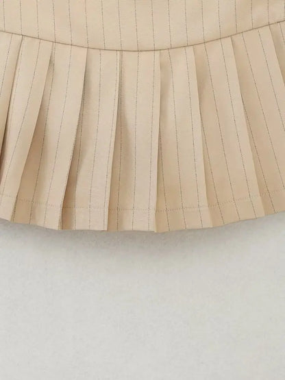 Slit skirt for women in summer high waist A-line skirt for pear-shaped body, slimming and hip-wrapped short suit skirt