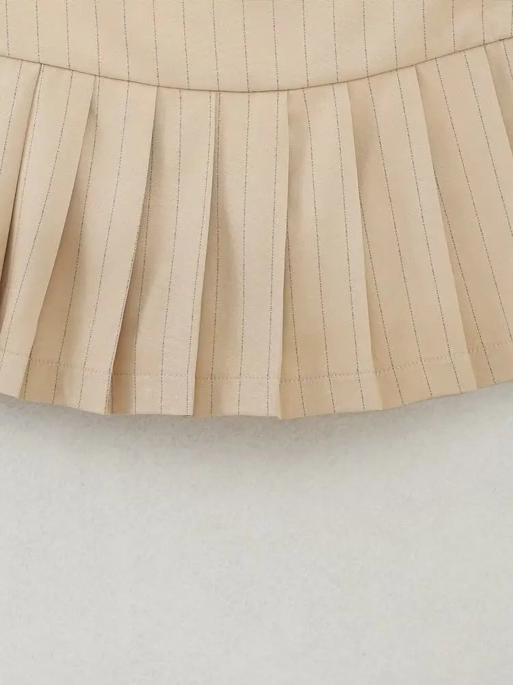 Slit skirt for women in summer high waist A-line skirt for pear-shaped body, slimming and hip-wrapped short suit skirt
