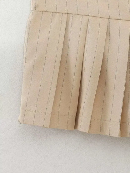 Slit skirt for women in summer high waist A-line skirt for pear-shaped body, slimming and hip-wrapped short suit skirt