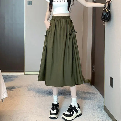 Skirts For Women Chubby Woman Skirt Drawstring Cargo New In Cheap Stylish Chic And Elegant Offer Aesthetic Hot Clothing Sales V