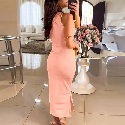 Fashion Flower Design Office Lady Suit Spring Sexy One-shoulder Sleeveless Top & Bodycon Skirts Set 2025 Summer Hollow Women Set
