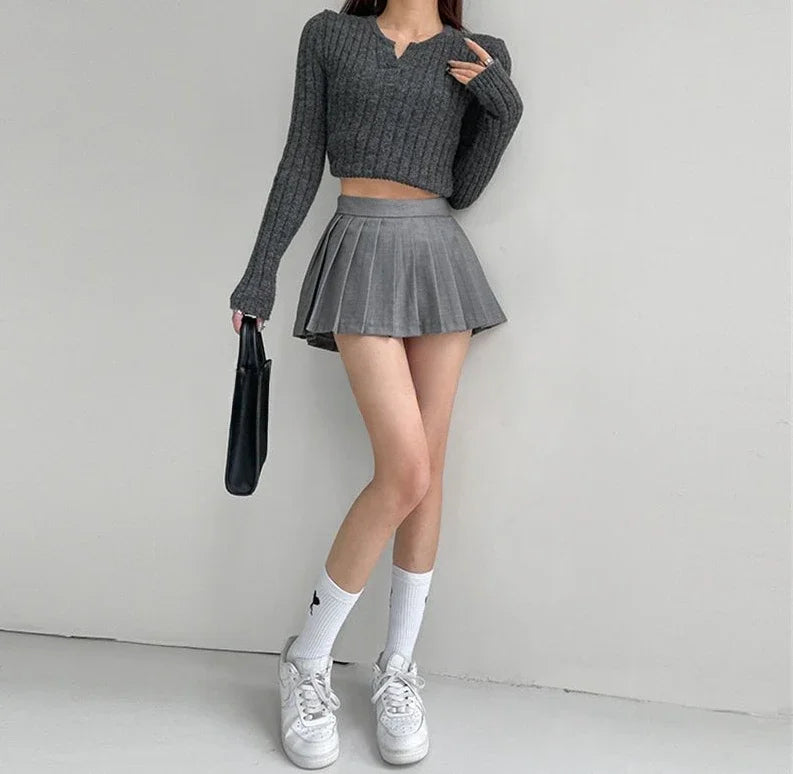 Skirts for Women High Waist Woman Skirt Sexy Trend Coquette Korean Fashion Casual Summer 2024 Clothing Sales Aesthetic V Premium