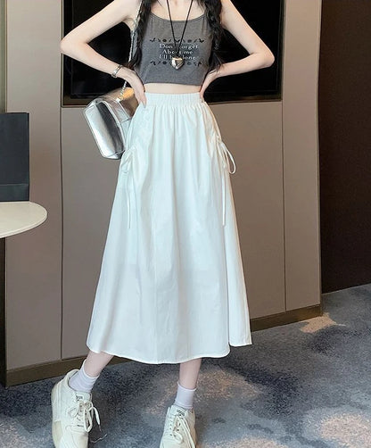 Skirts For Women Chubby Woman Skirt Drawstring Cargo New In Cheap Stylish Chic And Elegant Offer Aesthetic Hot Clothing Sales V