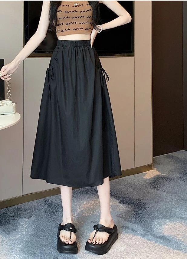 Skirts For Women Chubby Woman Skirt Drawstring Cargo New In Cheap Stylish Chic And Elegant Offer Aesthetic Hot Clothing Sales V