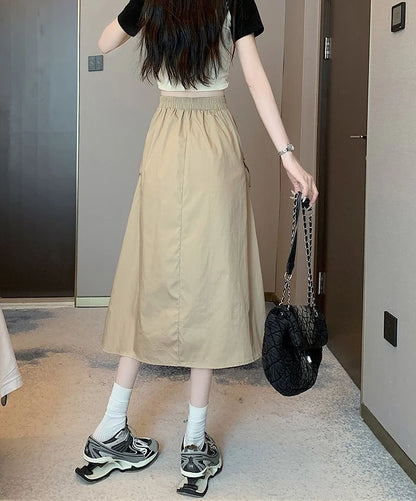 Skirts For Women Chubby Woman Skirt Drawstring Cargo New In Cheap Stylish Chic And Elegant Offer Aesthetic Hot Clothing Sales V
