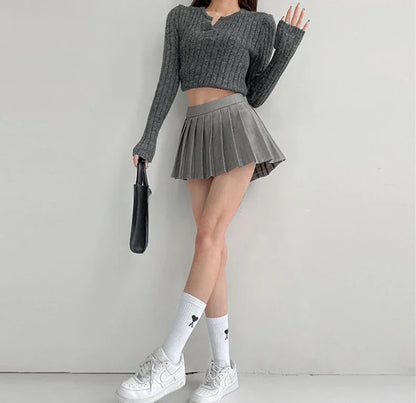 Skirts for Women High Waist Woman Skirt Sexy Trend Coquette Korean Fashion Casual Summer 2024 Clothing Sales Aesthetic V Premium