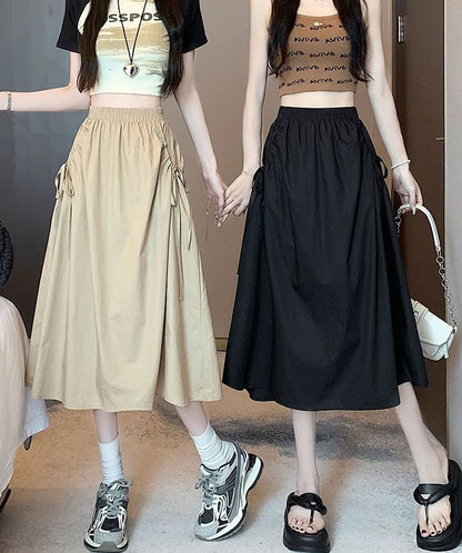 Skirts For Women Chubby Woman Skirt Drawstring Cargo New In Cheap Stylish Chic And Elegant Offer Aesthetic Hot Clothing Sales V