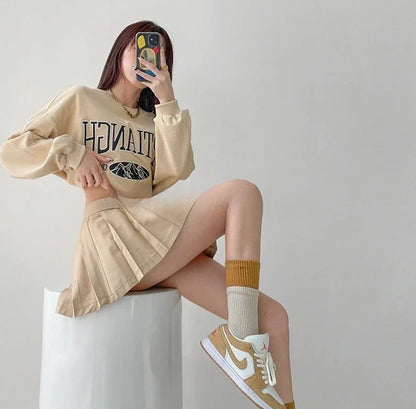 Skirts for Women High Waist Woman Skirt Sexy Trend Coquette Korean Fashion Casual Summer 2024 Clothing Sales Aesthetic V Premium