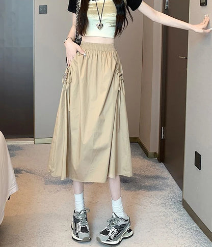 Skirts For Women Chubby Woman Skirt Drawstring Cargo New In Cheap Stylish Chic And Elegant Offer Aesthetic Hot Clothing Sales V
