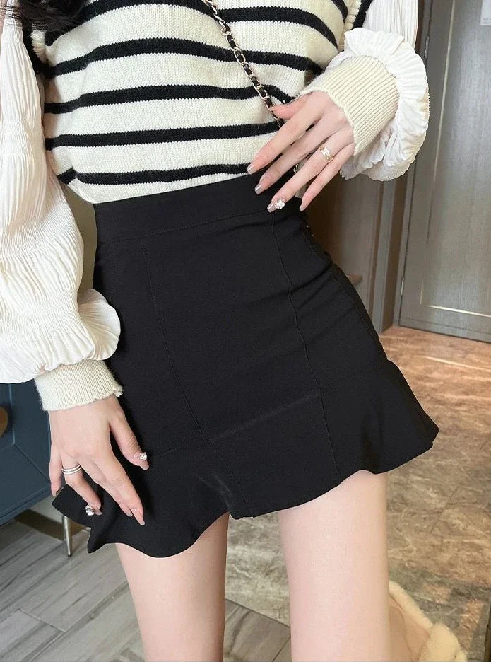 Skirts For Women Wrap A Line High Waist Tight Woman Skirt Trend Offer Aesthetic Hot Summer 2024 V Casual Premium Cheap Modest