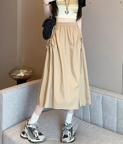 Skirts For Women Chubby Woman Skirt Drawstring Cargo New In Cheap Stylish Chic And Elegant Offer Aesthetic Hot Clothing Sales V