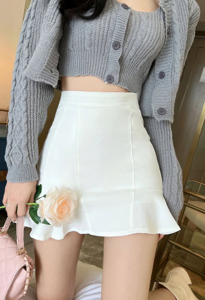 Skirts For Women Wrap A Line High Waist Tight Woman Skirt Trend Offer Aesthetic Hot Summer 2024 V Casual Premium Cheap Modest