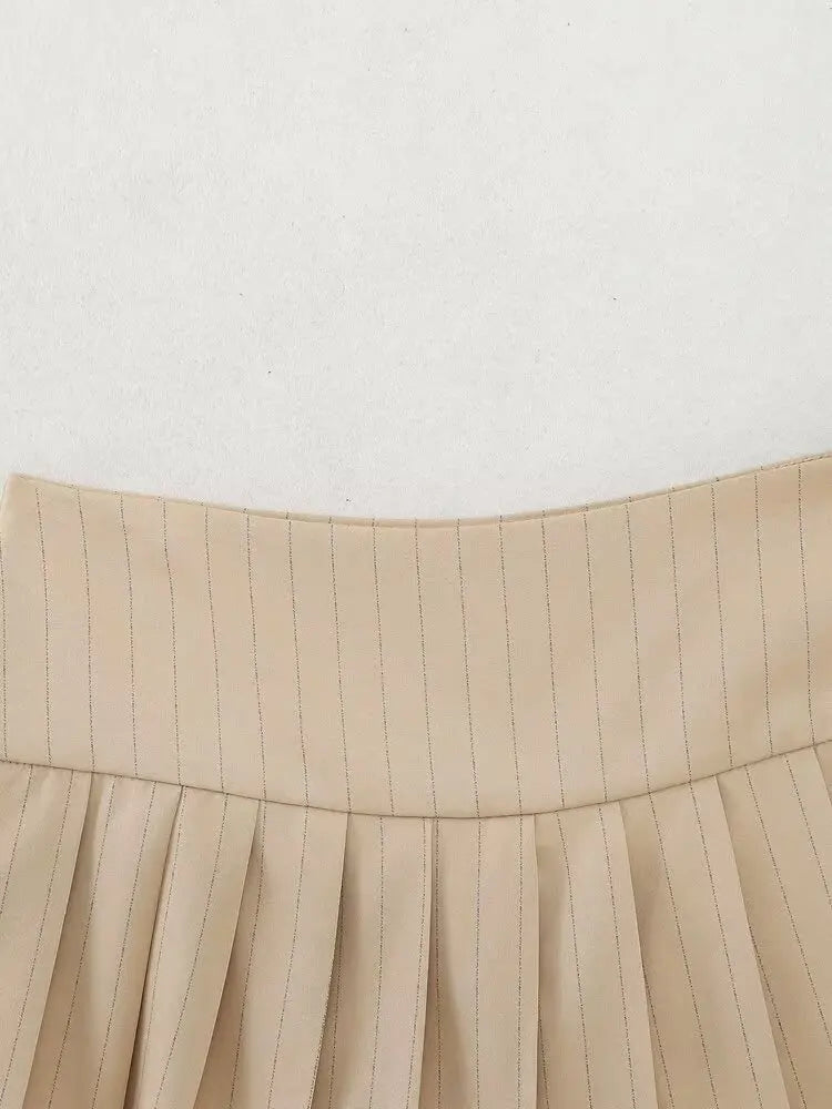 Slit skirt for women in summer high waist A-line skirt for pear-shaped body, slimming and hip-wrapped short suit skirt
