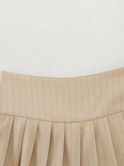 Slit skirt for women in summer high waist A-line skirt for pear-shaped body, slimming and hip-wrapped short suit skirt