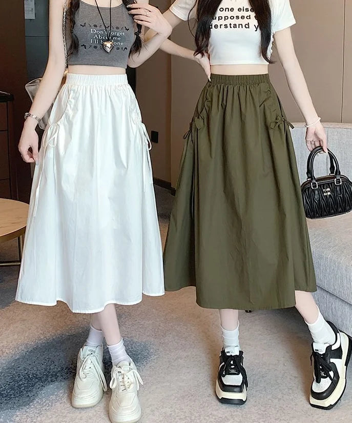 Skirts For Women Chubby Woman Skirt Drawstring Cargo New In Cheap Stylish Chic And Elegant Offer Aesthetic Hot Clothing Sales V