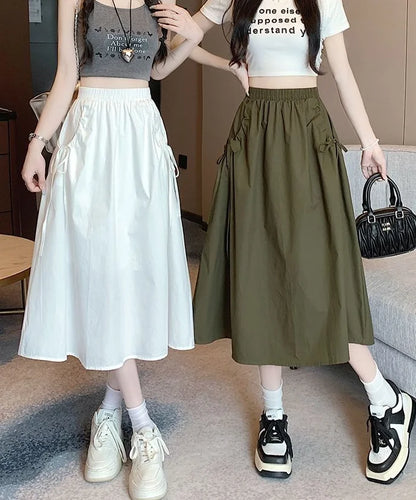 Skirts For Women Chubby Woman Skirt Drawstring Cargo New In Cheap Stylish Chic And Elegant Offer Aesthetic Hot Clothing Sales V