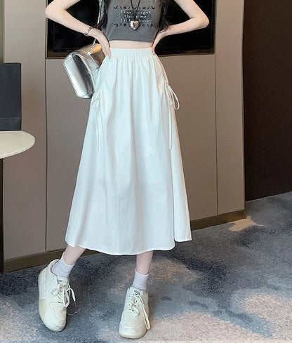 Skirts For Women Chubby Woman Skirt Drawstring Cargo New In Cheap Stylish Chic And Elegant Offer Aesthetic Hot Clothing Sales V