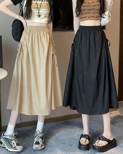 Skirts For Women Chubby Woman Skirt Drawstring Cargo New In Cheap Stylish Chic And Elegant Offer Aesthetic Hot Clothing Sales V
