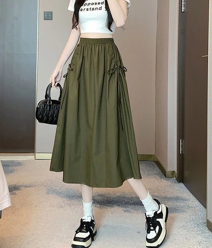 Skirts For Women Chubby Woman Skirt Drawstring Cargo New In Cheap Stylish Chic And Elegant Offer Aesthetic Hot Clothing Sales V