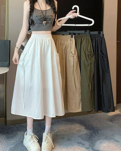 Skirts For Women Chubby Woman Skirt Drawstring Cargo New In Cheap Stylish Chic And Elegant Offer Aesthetic Hot Clothing Sales V